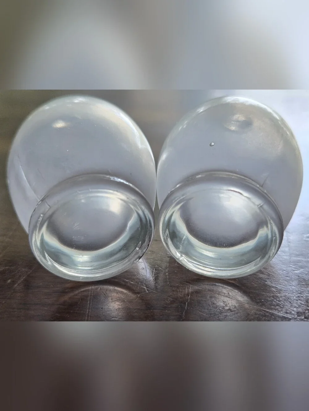 Lot of 3 Sets of Vintage Clear Glass Salt & Pepper Shakers